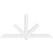 Ekena Millwork Kennewick Architectural Grade PVC Gable Bracket, 96"W x 44"H x 6"D x 6"F, 11/12 Pitch GBP096X44X0606KEN00 - alternate 3